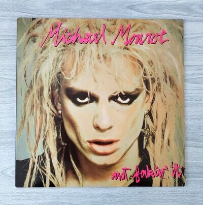 Michael Monroe Not Fakin' It Vinyl Album LP 1989 Polygram Records 838 6271