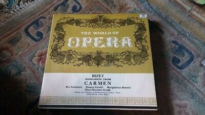 Arturo Basile/Franco Corelli,"Bizet:Carmen Highlights" Rare vinyl LP-OH 125