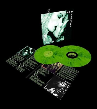 TYPE O NEGATIVE - BLOODY KISSES: SUSPENDED IN DUSK GREEN WITH VINYL 2LP (NEW)