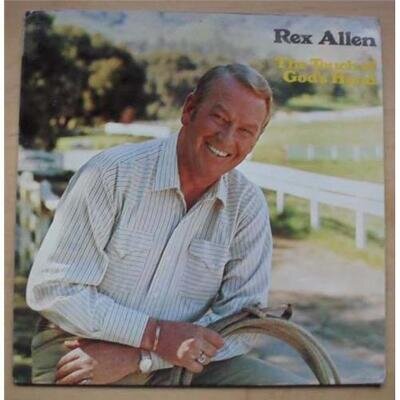 REX ALLEN THE TOUCH OF GOD'S HAND LP 1973 USA