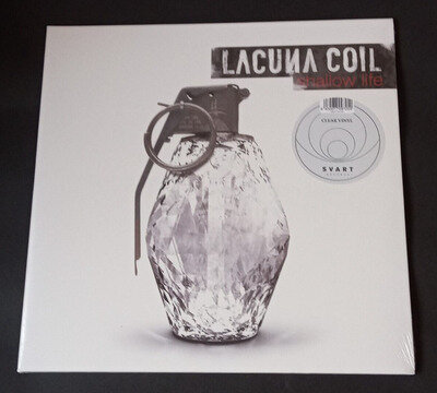 LACUNA COIL LP SHALLOW LIFE CLEAR VINYL - NEW & SEALED