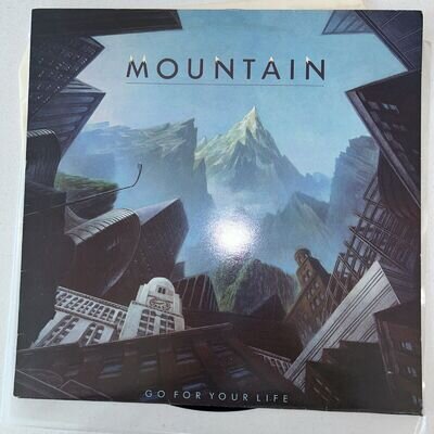 MOUNTAIN – GO FOR YOUR LIFE LP – vg+Vg+ A1/B1 UK 1985 LESLIE WEST