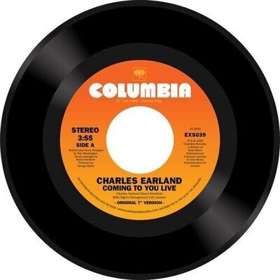 Charles Earland : Coming to You Live VINYL 7" Single (2023) ***NEW***