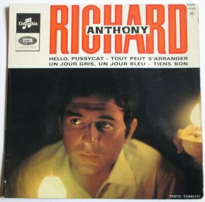 Richard Anthony - 7" French EP - Hello Pussycat - Columbia ESRF 1722 - 1966 VG