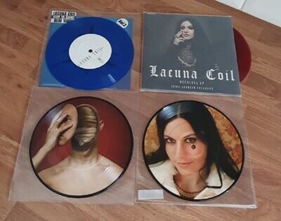 Lacuna Coil 7” Vinyl Bundle - Closer, Our Truth, Enjoy The Silence and Reckless