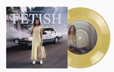 Selena Gomez ft. Gucci Mane: Fetish 7" Single - Limited Gold / Yellow Vinyl 7"