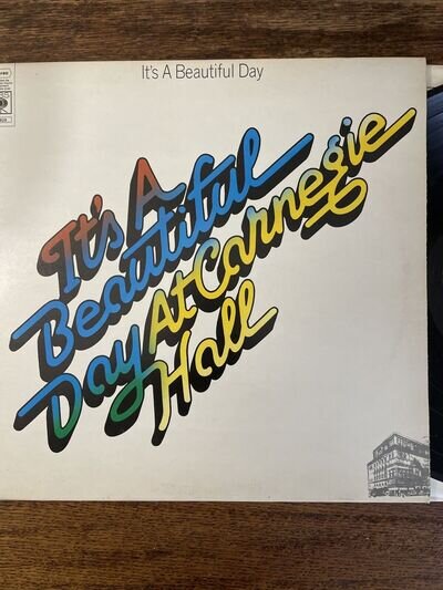 It's A Beautiful Day Live At Carnegie Hall LP 1972 Folk Rock Jefferson Starship