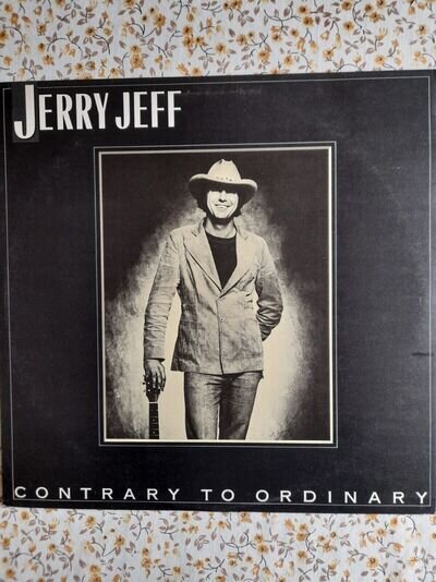 JERRY JEFF WALKER – Contrary To Ordinary - 12-inch Vinyl Promo LP