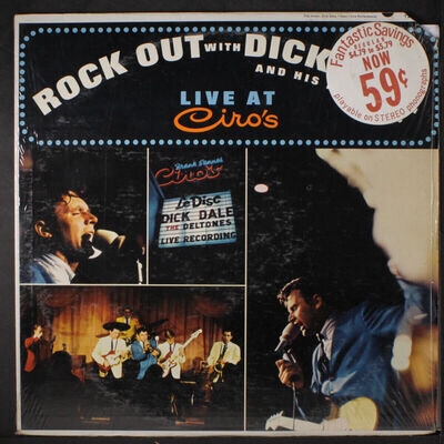 DICK DALE & DEL-TONES: rock out with live at ciro's Capitol Records 12" LP