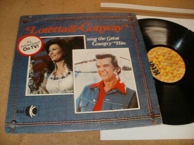 LORETTA LYNN & ERNEST TUBB- SING THE GREAT COUNTRY HITS VINYL ALBUM