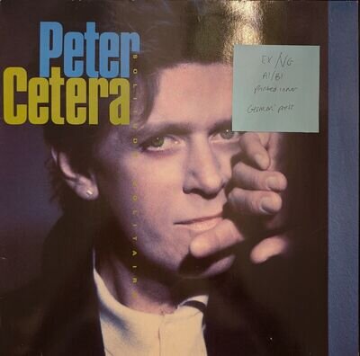 Peter Cetera Solitude Solitaire Vinyl Record EX/VG 925474 1986