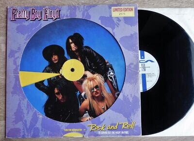 Pretty Boy Floyd/ Rock & Roll- Original UK 1990 Ltd Ed 12" Vinyl Single VG+/ VG