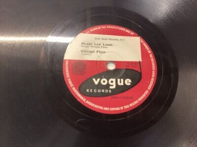 Vogue Records/Blue Note Records N.Y.Meade Lux Lewis Chicago Flyer/Blues Whistle