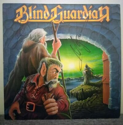 Blind Guardian – Follow The Blind. SIGNED. Original NRR Label Pressing. RARE