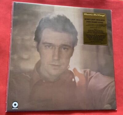 Jerry Jeff Walker Five Years Gone MOV 180g Ltd Ed (750) Gold Vinyl Mint, Sealed.