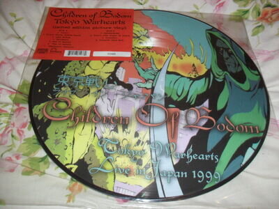 CHILDREN OF BODOM -TOKYO WARHEARTS- AWESOME VERY RARE LTD EDITION PRESS LP VINYL