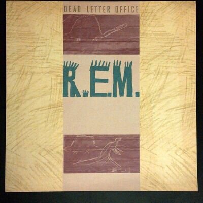 R.E.M. Memorabilia: 12x12 Flat Promo Poster (2-Sided); Dead Letter Office, 1987