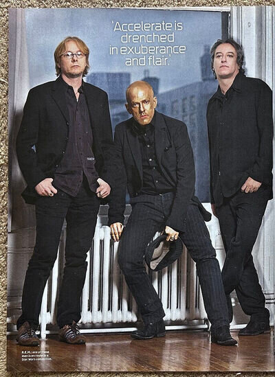 REM - 2008 Full page UK magazine poster R.E.M.