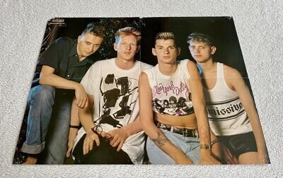 Depeche Mode Poster 1984 David Gahan Martin Gore Music Magazine 1980s Vintage