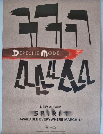 Depeche Mode Spirit Original Promo Poster 43cm x 28cm rare small