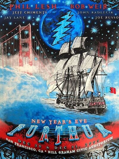 Furthur - 2009 Taylor Swope poster San Francisco, CA