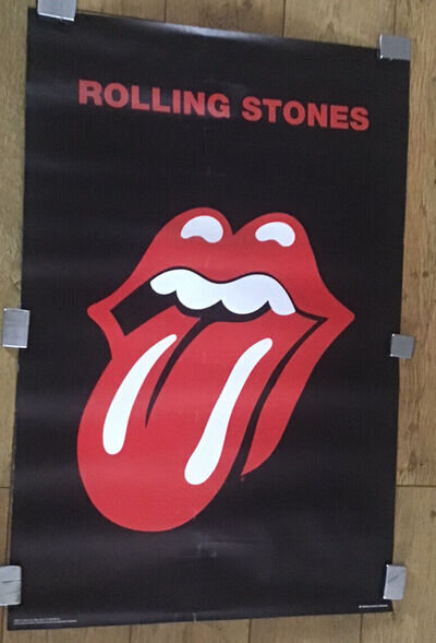 Original The Rolling Stones Licks World Tour 2002 Original Conert Tour Poster