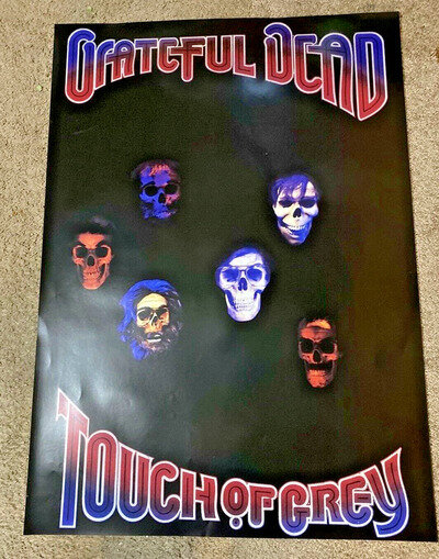 1987 Grateful Dead Poster Touch of Grey Original 24"x36" Poster Jerry Garcia