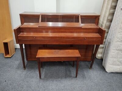 Vintage HEINTZMAN Piano, Vertical Grand Piano, With Stool, Retro - CS M27