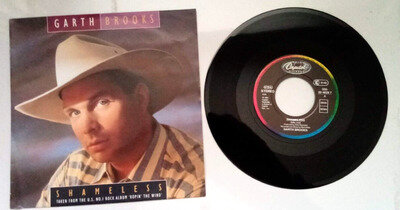 Garth Brooks 7" Vinyl Single - Shameless