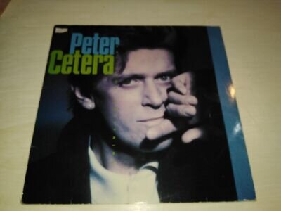 Peter Cetera Solitude Solitaire Vinyl Record EX/VG 1986