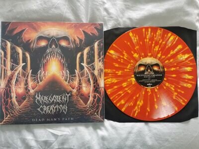 MALEVOLENT CREATION DEAD MANS PATH 12"TRANSPARENT ORANGE YELLOW SPLATTER LP NEW