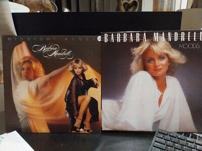 barbara mandrell 2 vinyl LP midnight angel And Moods Records