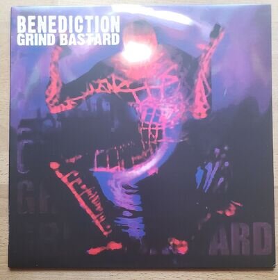 Benediction ‎– Grind Bastard 2xLP BLUE Cosmic Key Creations ‎– CKC004