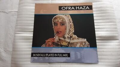 OFRA HAZA "IM NIN'ALU (PLAYED IN FULL MIX)" VINYL 12" SINGLE RECORDS