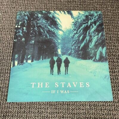 The Staves – If I Was Vinyl Record PROMO Black 2015 Bon Iver