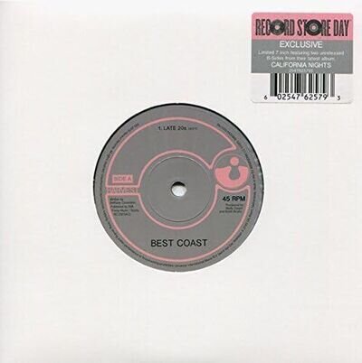 BEST COAST - LATE 20S / BIGGER MAN - New Vinyl Record SIN - S600z