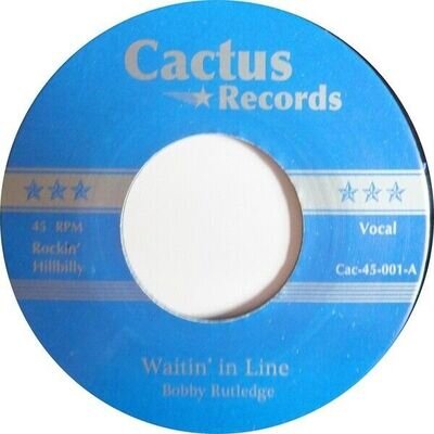 Rockabilly Vinyl Rex Allen Knock Knock Rattle 7 Inch Single New Cactus 45001