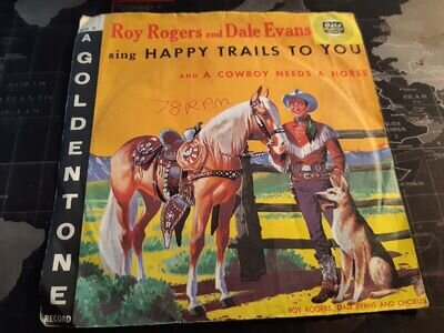 Roy Rogers And Dale - Happy Trails To You - Used Vinyl Record 6"