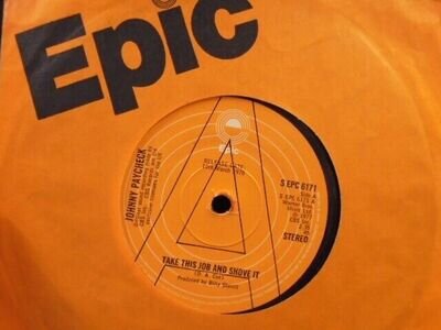 JOHNNY PAYCHECK " TAKE THIS JOB AND SHOVE IT " Or. UK EPIC PROMO EX+ COND.