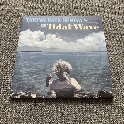 Taking Back Sunday - Tidal Wave Vinyl Record /3000 CLEAR/BLUE Splatter 2016