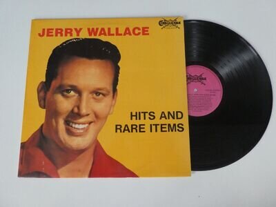 Jerry Wallace - USA Vinyl Record - Hits and Rare Items - Challenge Records