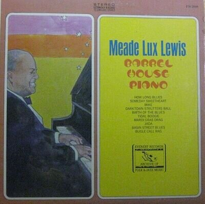 Meade "Lux" Lewis - Barrel House Piano (LP, Album, RE, Ele)