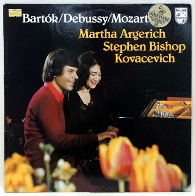 MARTHA ARGERICH BARTOK DEBUSSY MOZART Vinyl LP Philips 9500 434 UK 1977 VG+/EX