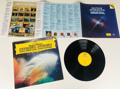 1981 Jacques Offenbach Overtures Berlin Philharmonic Orchestra Vinyl Album LP 33