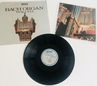 1971 Johann Sebastian Bach Organ Walcha Vinyl Album Record LP Compilation Helmut