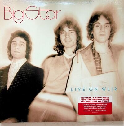 BIG STAR Live on WLIR Radio 2-LP (2019 Vinyl NEW** SEALED) Alex Chilton 70s Rock