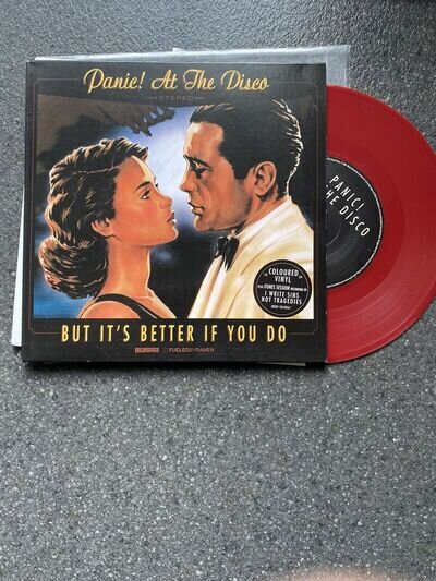 Panic At The Disco - But It’s Better If You Do 7" Red Vinyl