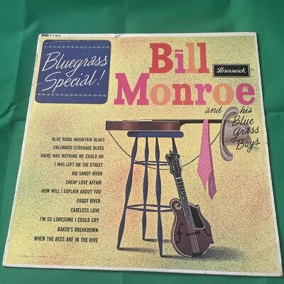 Bill Monroe And His Blue Grass Boys–Bluegrass Special Vinyl LP 12" 1977 (LP353)