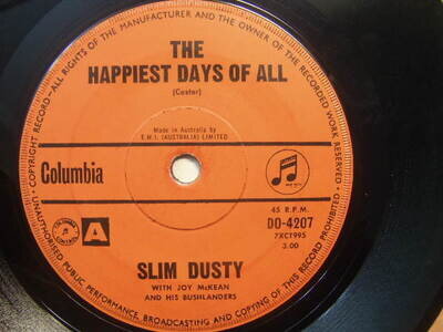 Slim Dusty – Boomerang 1961 Australia 7” DO 4207