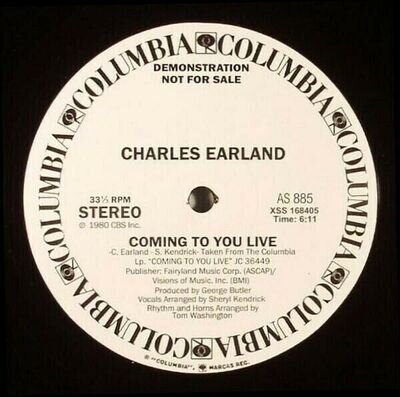 CHARLES EARLAND " COMING TO YOU LIVE " / " I WILL NEVER TELL " NEW 12 DANCE DISC